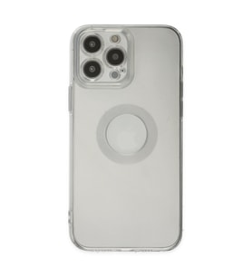 Iphone 14 Kılıf Santa Lens Silikon - Şeffaf