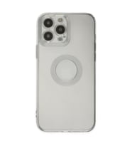 Iphone 14 Kılıf Santa Lens Silikon - Şeffaf