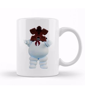 Stay Puft Marshmallow Demogorgon Stranger Things Kupa Bardak Porselen