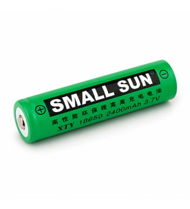 Small Sun XTY 18650 Şarj Edilebilir Lityum İyon Pil 3.7V 2400mAh - 45 Gr Yüksek Performanslı