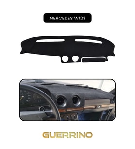 MERCEDES W123TORPİDO KORUMA HALISI SİYAH KENAR