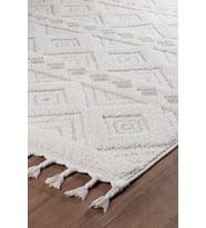 Norway Vl Bukleli Premium Yumuşak Peluş Post Iskandinav Oturma Odası Salon Halısı 65378a (Krem)
