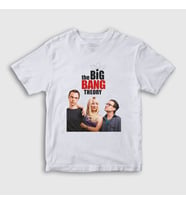 Presmono Unisex Çocuk Beyaz Cover The Big Bang Theory T-Shirt 181199tt