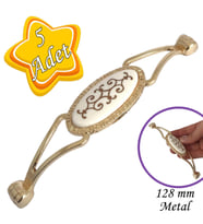 5 Adet Seç kulp Altın Gold 128 mm Kulp Mobilya Mutfak Dolabı Çekmece Dolap Kapak Kulpu Kulbu Metal Kulpları