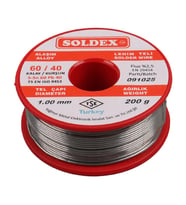 Soldex 1.00Mm Kalın 200 Gram Kalın Lehim Teli SN60 PB40