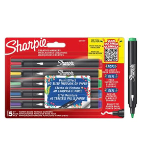 SHARPİE 2201069 CREATIVE AKRİLİK MARKER YUVARLAK UÇ SET 5'Lİ