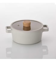 Neoflam Fika Alüminyum Döküm 18 Cm Bej Tencere
