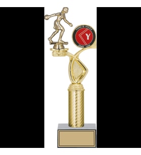 ODAK KUPA - Figürlü Kupalar - Bowling Kadın Figürlü Kupalar FG-015 B - 36 cm