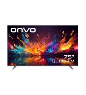 Onvo 75VQ90F3UA 75'' 190 Ekran Uydu Alıcılı 4K Ultra HD Google Smart QLED TV