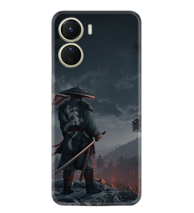 Vivo Y16 Kılıf Silikon Desen Özel Seri Warrior 1653