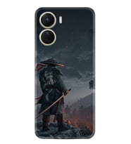 Vivo Y16 Kılıf Silikon Desen Özel Seri Warrior 1653
