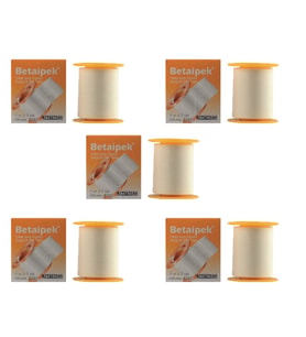Betasan Flaster Tıbbi İpek Sabitleme Bandı 5 m x 5 cm 5 kutu