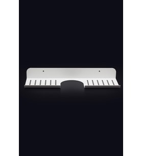 Metal Banyo Mutfak Düzenleyici Mutfak Organizer Şampuan Rafı 50 Cm Beyaz