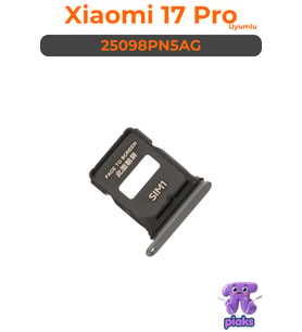 Xiaomi Mi 17 Pro Sim Kart Tepsisi Çekmecesi Aparatı 25098PN5AG Uyumlu