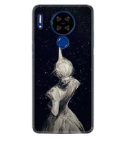 Reeder P13 Blue Max Lite Kılıf Desenli Silikon Star Woman