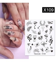 Su transferli nail art sticker X109 (53013-9)
