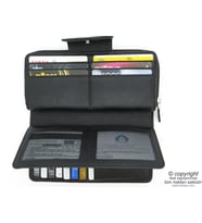 Hakiki Deri Cüzdan  İsme Özel Cüzdan  20x10  TM 992-5 Hediyelik Cüzdan (Siyah-Gri)