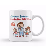 Babalar Günü Babaya Hediye 0930 Kupa Bardak Porselen