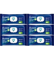 Prosafe Hasta Vücut Temizleme Islak Mendil Havlu 48 Yaprak XL (6 Lı Set) Plastik Kapak