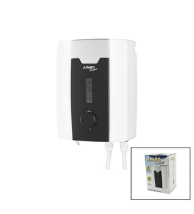 Premium Beyaz Ani Su Isıtıcı Elektrikli Şofben Duş 7 Emniyet Termostat 3 Kademeli 8000w
