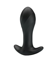 12 Fonksiyon 10,4 cm Titreşimli Silikon Tıkaç (Siyah)