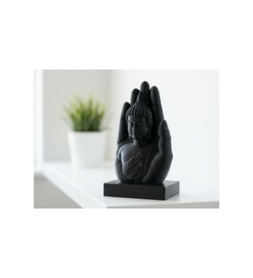 Buda Eli Heykeli - Ruhani Meditasyon Dekorasyonu – 15 CM Meditasyon Hediyelik