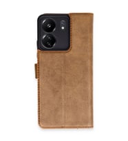Xiaomi Redmi 13c Kılıf Trend S Plus Kapaklı Kılıf - Taba