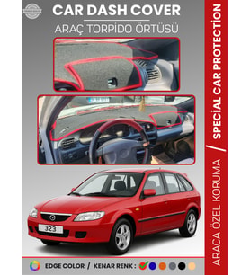 MAZDA 323 BJ HATCHBACK KAPAKLI (1998-2003) Torpido Örtüsü Panel Koruma Torpido Koruma Tam Uyum