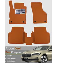 Skoda Super B (2024-2025) Uyumlu EVA Paspas Tam Set–Araca Özel,Su Geçirmez,Hızlı Montaj