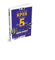 Saydam Yayınları Saydam 2026 KPSS Genel Yetenek Genel Kültür Lisans Optimum 5 Deneme Fasikül Çözümlü (Çok Renkli)