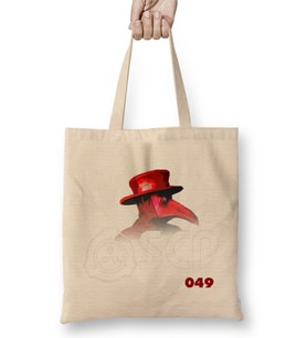 Scp 049 The Plague Doctor Red Bez Çanta Uzun Saplı