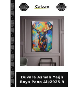 Özel Üretim Dekoratif Duvar Aksesuarı Tablo Salon Duvara Asmalı Yağlı Boya Pano Alk2925-9