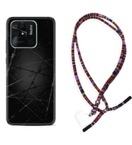 Xiaomi Poco X3 Pro M4 Pro X4 Pro C40 10C Kılıf Boyun Asklı Rasta Silikon Dikenli Tel 1779