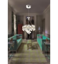 Eray Aydınlatma 901-1 KR Tekli Led Avize (Krom)