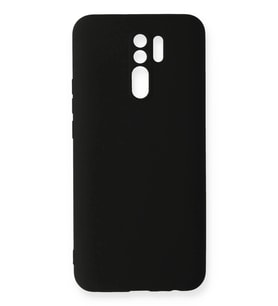 Durukar® Redmi 9 Kılıf Nano içi Kadife Silikon - Siyah