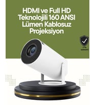 Hdmı Ve Usb Girişli Uzun Ömürlü Ampullü Projeksiyon
