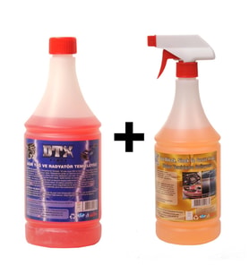 Ağır Yağ Sökücü Konsantre (1/5)  1 Litre & Oto Böcek, Sinek Temizleme İlacı Konsantre (1/5) 1 Litre