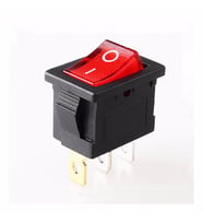 3 Pin Anahtar Ledli Kcd1 Rocker Switch Mini Buton ON / OFF 10A