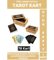 Premium Manevi Ruhsal Rehberlik Kader 78 Kartlı AHŞAP KUTULU Yorumlama Kitapçıklı TAROT KARTLARI