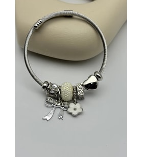 Çelik Silver Pandora Bileklik - 25-blk291