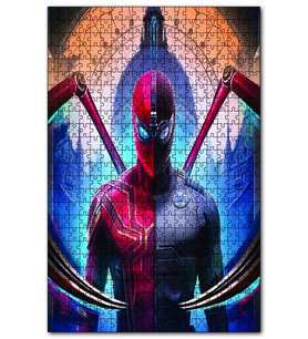 Cakapuzzle Spider-Man Evden Uzakta Demir Örümcek Puzzle Yapboz MDF (Ahşap) (120 Parça)