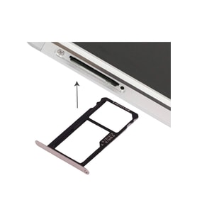 Huawei Uyumlu Honor 7 Sim Yuvası Sim Kart Tepsisi Gold