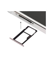 Huawei Uyumlu Honor 7 Sim Yuvası Sim Kart Tepsisi Gold