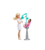 Barbie ® Kariyer Bebekleri - Diş Hekimi Oyun Seti Ve Sarışın Bebek Jmk14