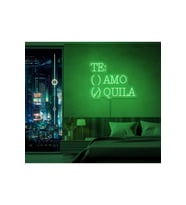 TE:AMO/QUILA Yazılı ve Şekilli Neon Tabela
