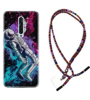 Oppo Reno 2Z 4 Lite 4 Pro 5 6 7 A31 Kılıf Boyun Asklı Rasta Silikon Astronot Signs 1753