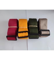 Bordo, Portakal, Haki Yeşil Ve Bej Renk Valiz Kemeri 4 Cm toplam 4 Adet