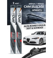 Alfa Romeo Giulia 2017-Sonrası Uyumlu Silecek Takımı 600MM/450MM S13
