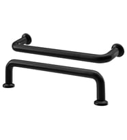 Ikea BAGGANÄS kulp 143 mm, 2 adet (Siyah)