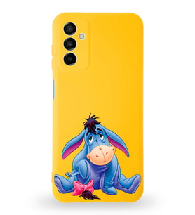 Samsung Galaxy A04s Uyumlu Lansman Kılıf Altı Kapalı İçi Kadife  İyor Tasarımlı  Kapak (Şeffaf)